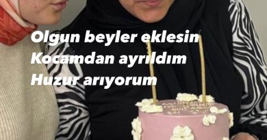 Olgun bir bey arıyorum